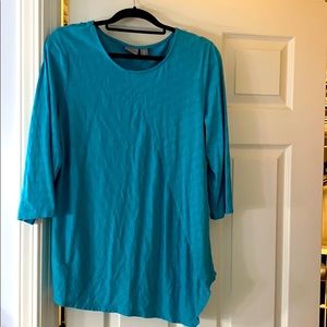 Chico’s asymmetrical tunic